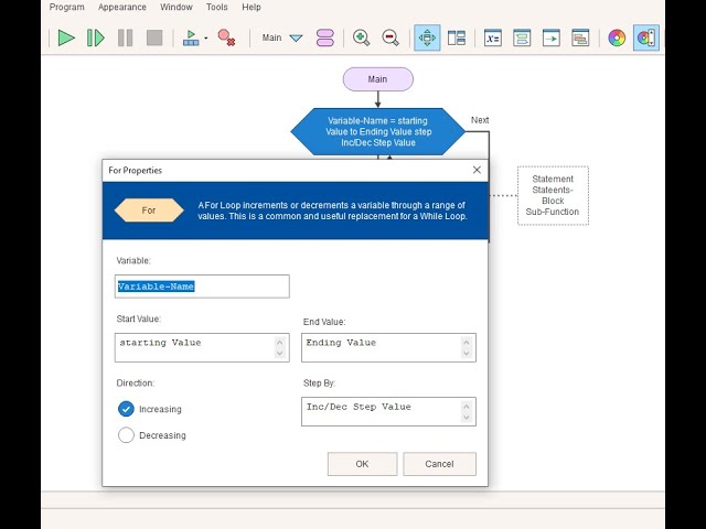 For Loop in Flowgorithm | forloop flowgorithm |Flowgorithm | for Loop | for loop example