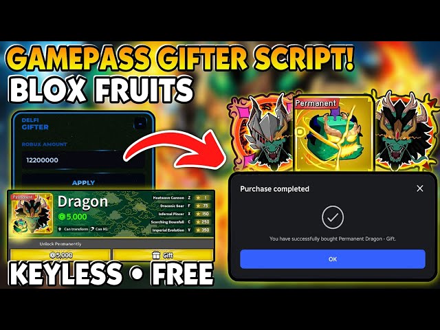 [FIXED🐲] GamePass Gifter Script Blox Fruits Script! 🔥 | NO KEY • UNDETECTED • OVERPOWERED