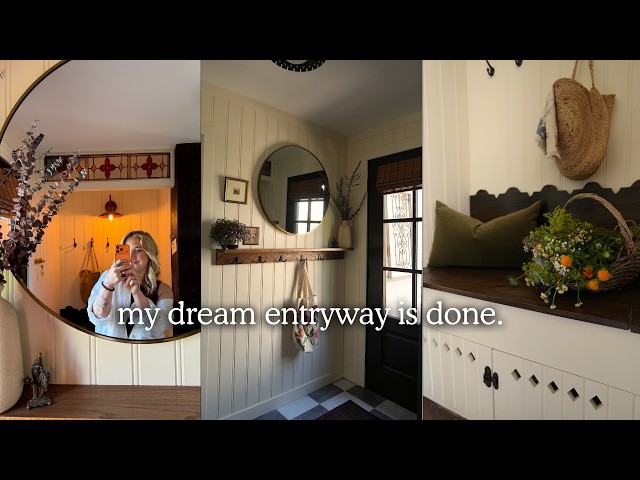 Moody Cottage-Core Entryway Makeover | FULL REVEAL