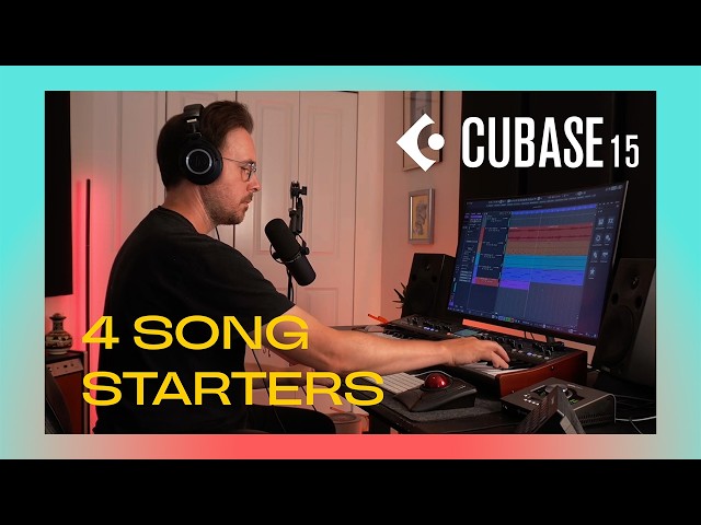 4 New Ways to Start Your Next Song in Cubase 15 | Song Starters