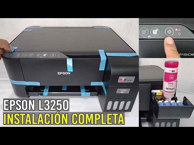 Cómo INSTALAR Impresora EPSON L3250 por PRIMERA VEZ?(Paso a Paso)
