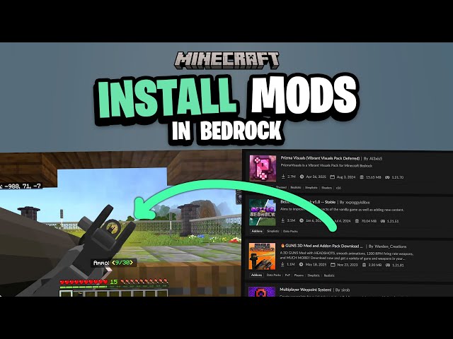 How to Install Mods in Minecraft Bedrock - The Easy Way