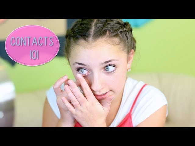 How to Put In Contact Lenses | Contacts 101 with Brooklyn