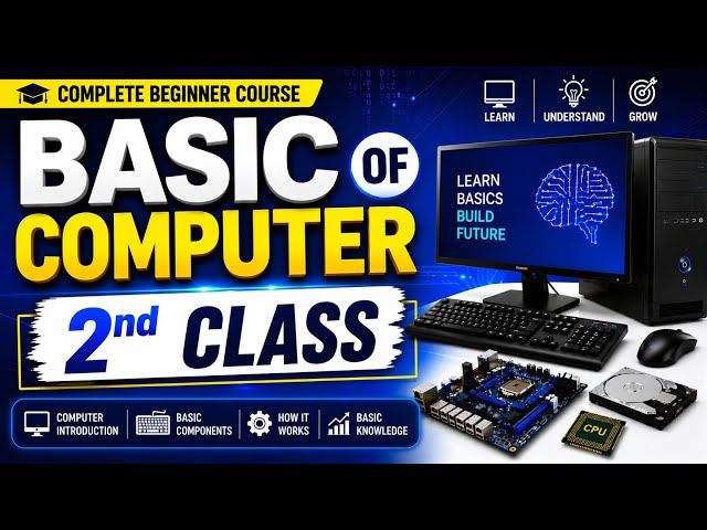 Basic Computer – Class 2 💻Learn the fundamentals of computers step by step!📚 Easy Theory Day 2 -