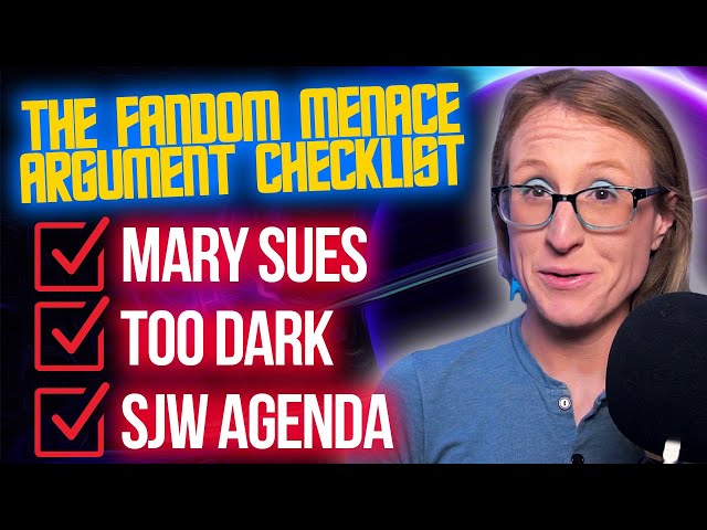 Fandom Menace's Disingenuous Lazy Arguments