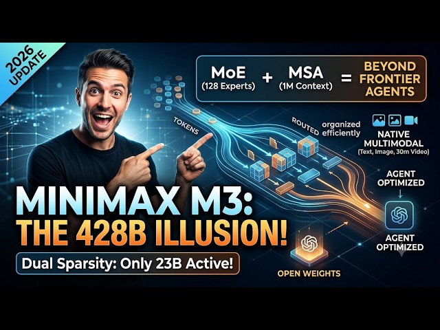 MiniMax M3:  1M Tokens, 20x Faster—Here’s how
