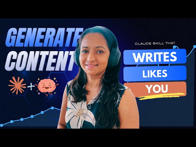 Generate content using Claude AI. Train it to write like You!