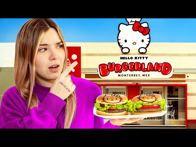 VISITE EL RESTAURANTE DE HELLO KITTY 🎀🍔