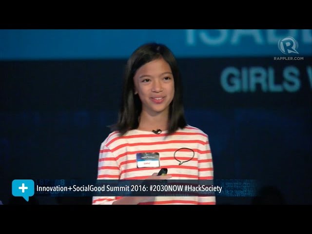 Social Good Summit 2016: 13 year-old coder Isabel Sieh on technology and the future