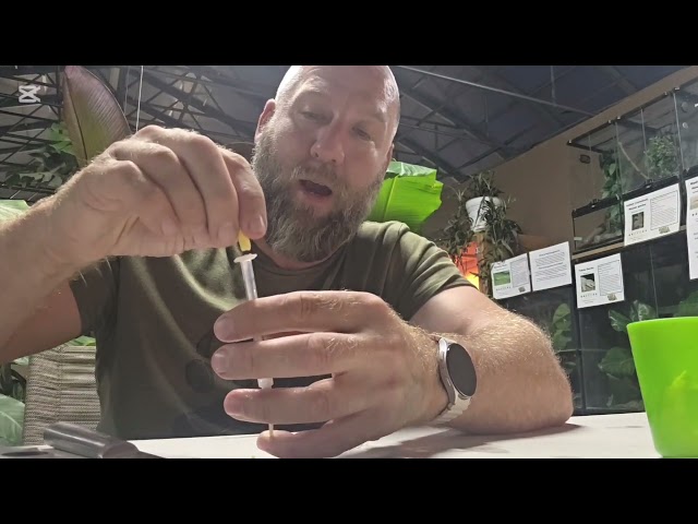 Medication time for Gary!