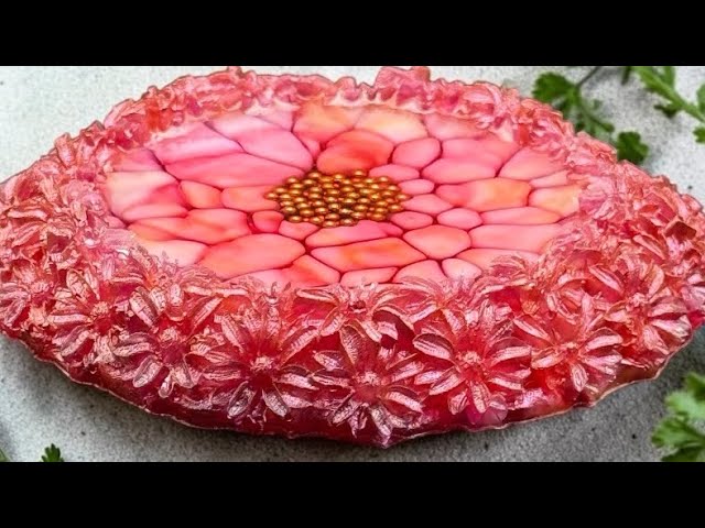 #517 Beautiful Fairy Flower Pour Tutorial in Epoxy Resin