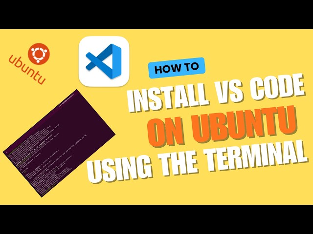 Install VS Code on Ubuntu using the terminal