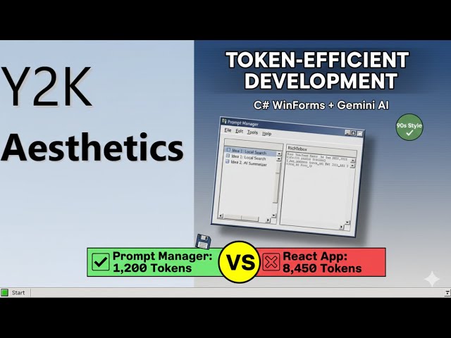 I Built a Gemini AI Prompt Manager Using Windows 2000 Tech—Here's Why It's Better