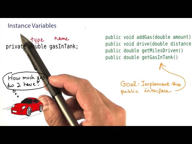 Instance Variable - Intro to Java Programming