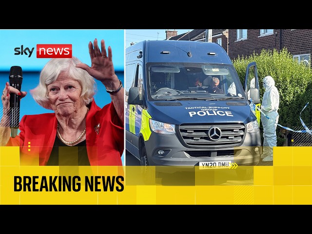 Full breaking coverage | Counter-terror police leading investigation into Ann Widdecombe death