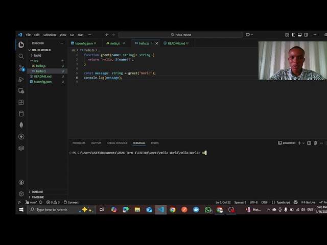 Hello World Demo in typescript