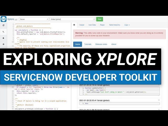 Live Demo: Xplore for ServiceNow