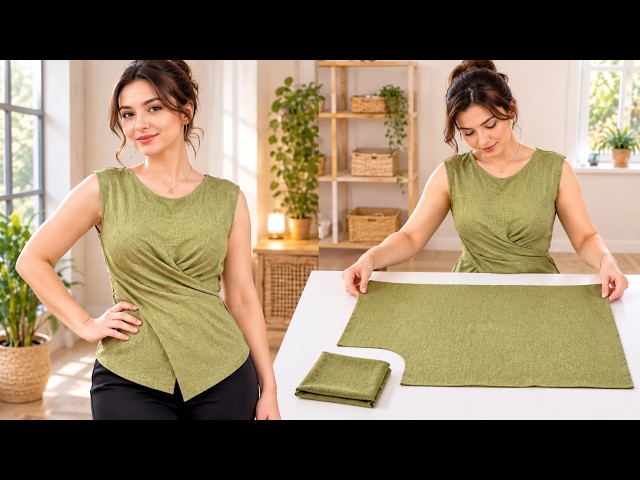 Easy Butterfly Top Sewing Tutorial ✂️ No Pattern Needed | All Sizes