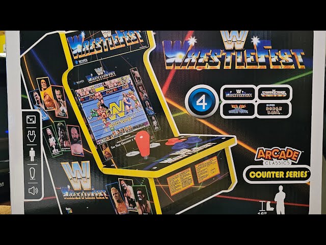 Basic Fun Wrestlefest countertop series assembly, quick gameplay, and review 
