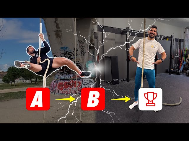 CÓMO USAR TUS CADERAS en la TREPA DE CUERDA Progresión de aprendizaje de S4S. | Sweat4Success