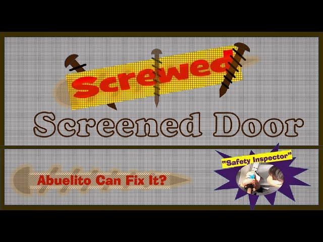 Screen Door Fix
