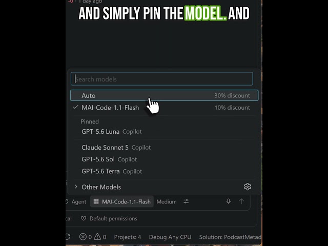 📌 Show, Hide, & Pin Any Model #vscode #developertools