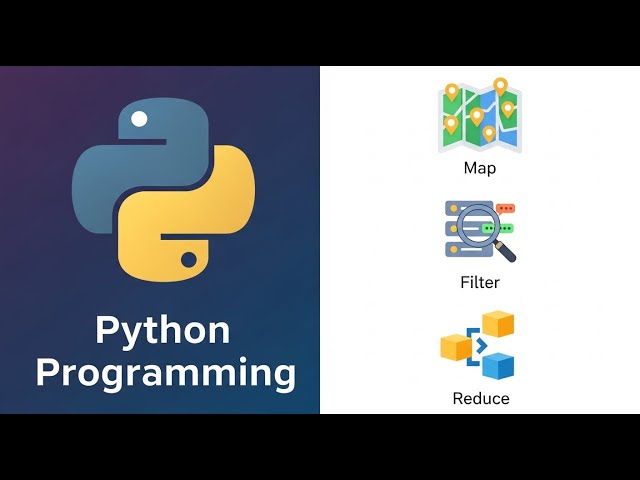 Python Programming - Map, Filter & Reduce Functions | #python #pythonprogramming #coding #program