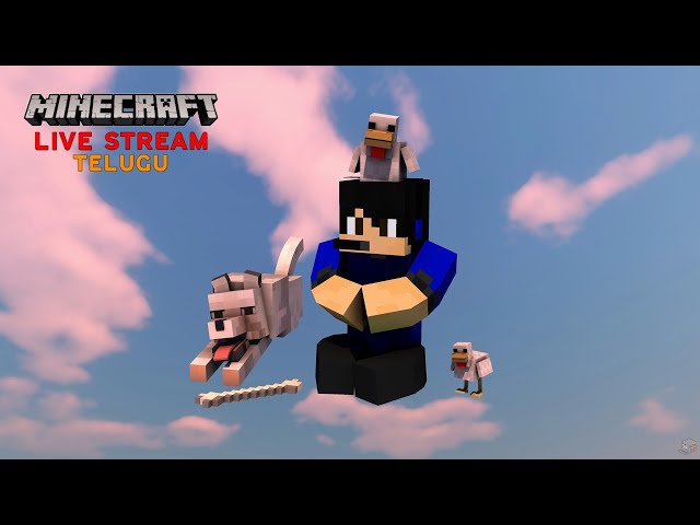 MINECRAFT PUBLIC SMP  TELUGU LIVE STREAM DAY - 99 ROWDY IS HERE