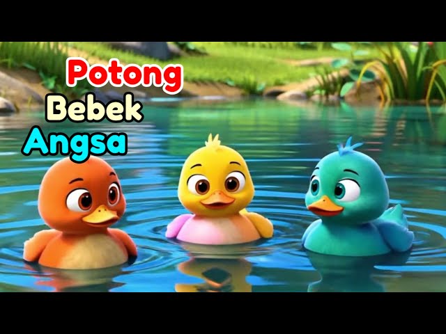 Potong Bebek Angsa 🪿 Bebek Berenang Lucu ~ Bebek Warna Warni ~ Lagu Anak Indonesia Populer