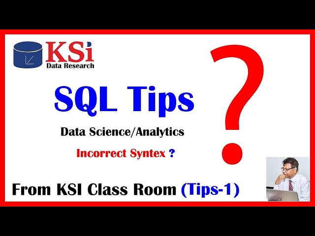 Incorrect syntax near — Spotting Tiny Mistakes in SQL || SQL || How
