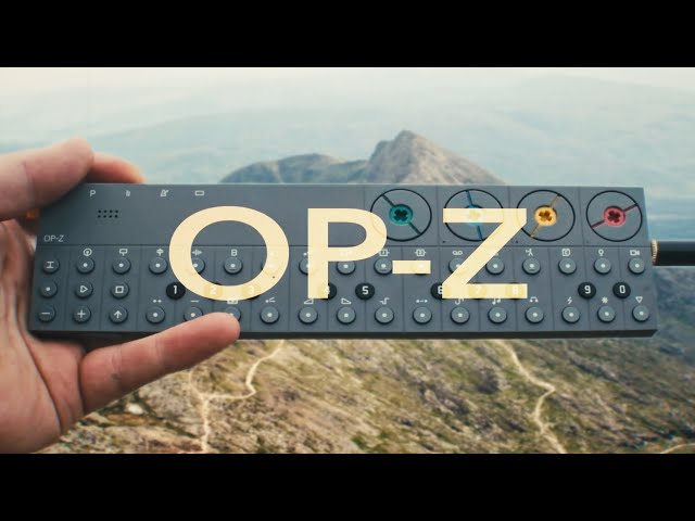Mountain top OP-Z in Eryri National Park - dawless synth jam