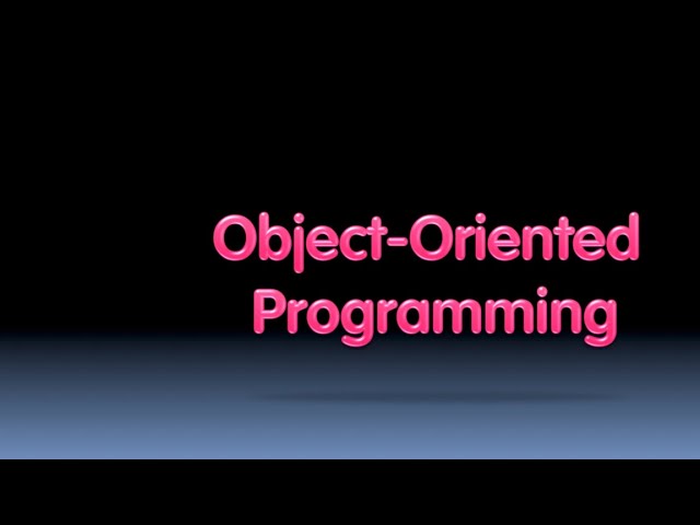 [BJC.1x] Programming Paradigms Part 2 : Object Oriented Programming