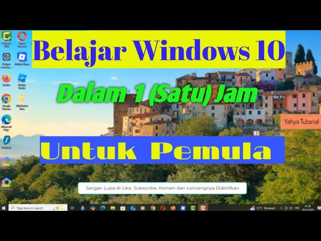 Learn Windows 10 for Beginners in 1 Hour by Yahya Tutorial