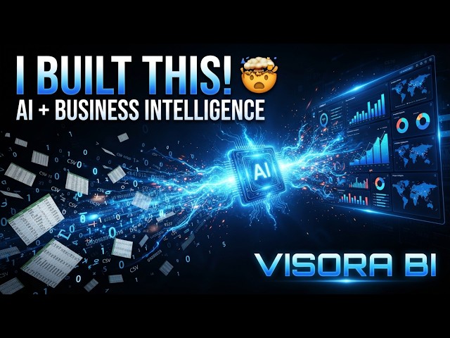 I Built My Own AI-Powered Business Intelligence Platform! 🤯🔥 | VISORA BI