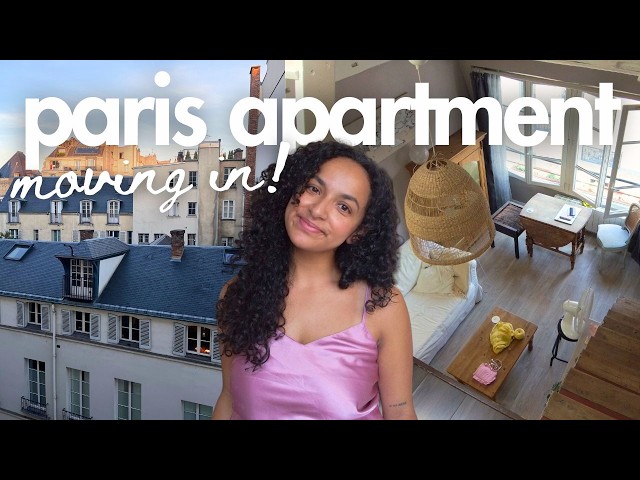 MOVING INTO MY PARIS LOFT APARTMENT | cleaning & unpacking