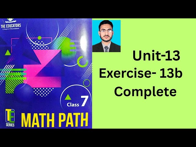 Class 7 math exercise 13b complete| math path grade 7 exercise 13b| measure of Central tendency mean