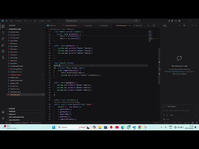 Java Program to Demonstrate Inheritance 