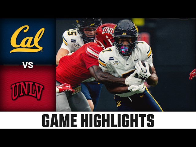 Resumen del partido Cal vs. UNLV | Fútbol americano de la ACC 2026