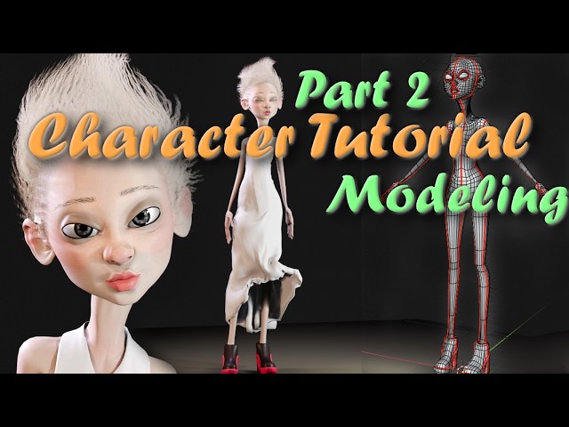 Complete Animated Character Tutorial - Modeling The Body Part 2 #blendertutorial
