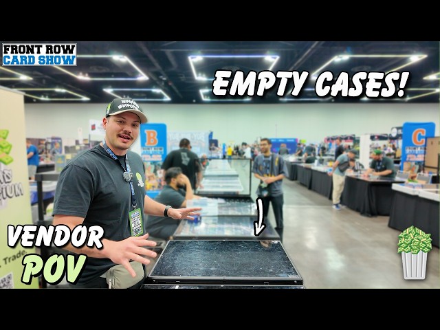 I Tried Vending With NO INVENTORY! Portland Front Row Card Show Vendor POV Day 1!