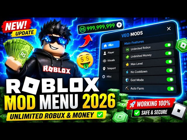 Roblox Mod Menu v2.735.1138 Unlimited Robux | Roblox Mod Apk Unlimited Robux | ROBLOX MOD MENU