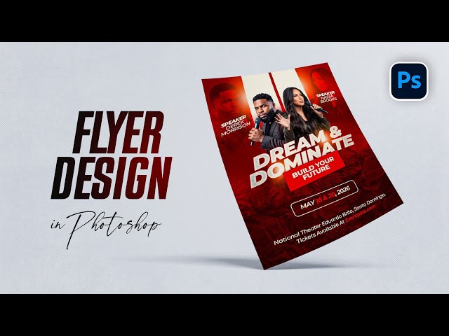 Professional Flyer Design in Photoshop | Easy Step by Step Tutorial