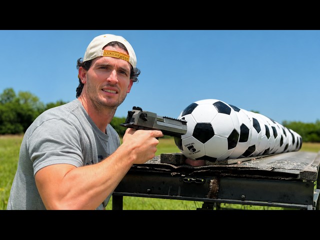 How Many Soccer Balls Does it Take to Stop a Bullet?