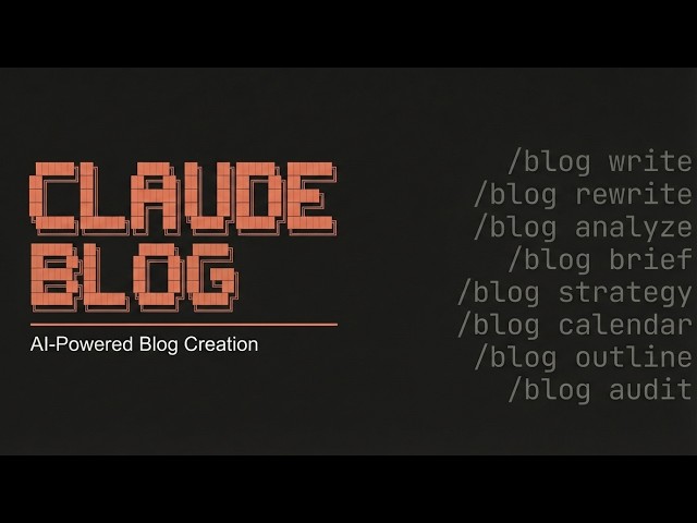 Free AI blog writer: Claude Code just replaced your blog writer