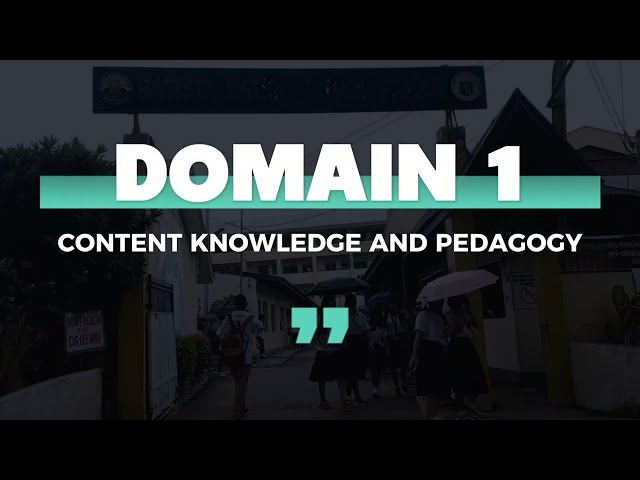 PPST Domain 1: Content Knowledge and Pedagogy (Activity 1) - FS1 Group 2