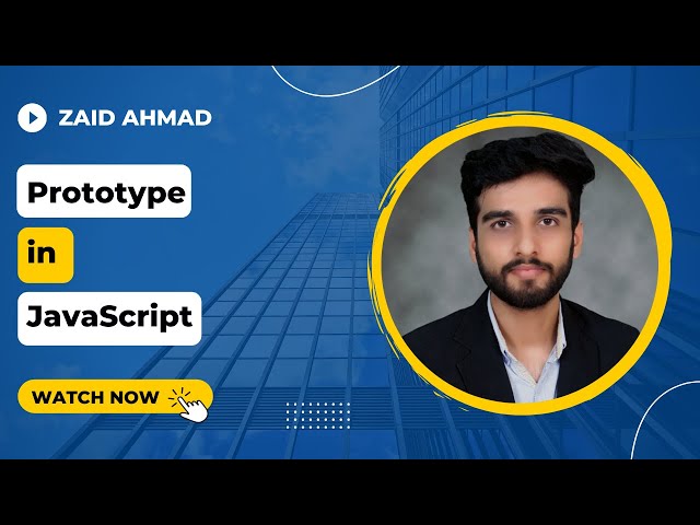 Prototype | Object Oriented Programming in JavaScript