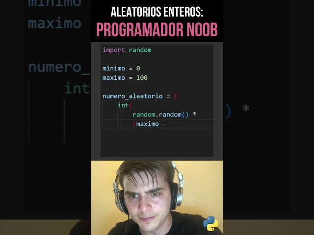 Generar números aleatorios en Python: Método largo vs Forma Pro con randint