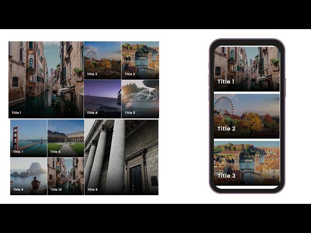 responsive image gallery using only css grid - how to create a image gallery - css grid tutorial