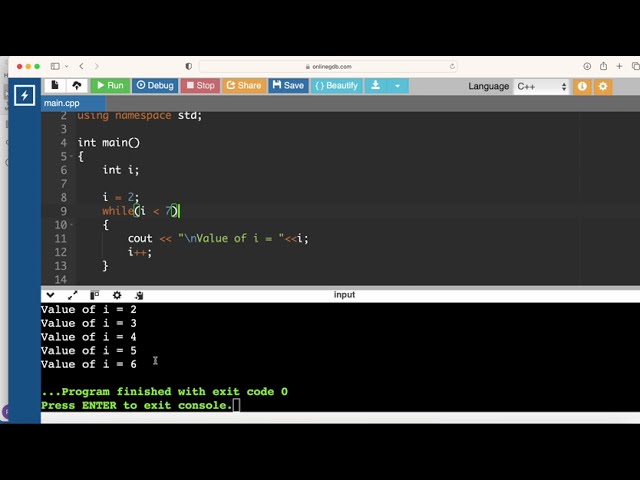 C++: While Loop