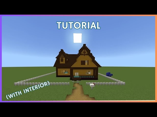 Minecraft Tutorial: How To Make Hello Neighbor Alpha 2 Player House with Interior! (Remake)